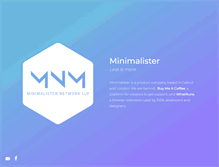 Tablet Screenshot of minimalister.com